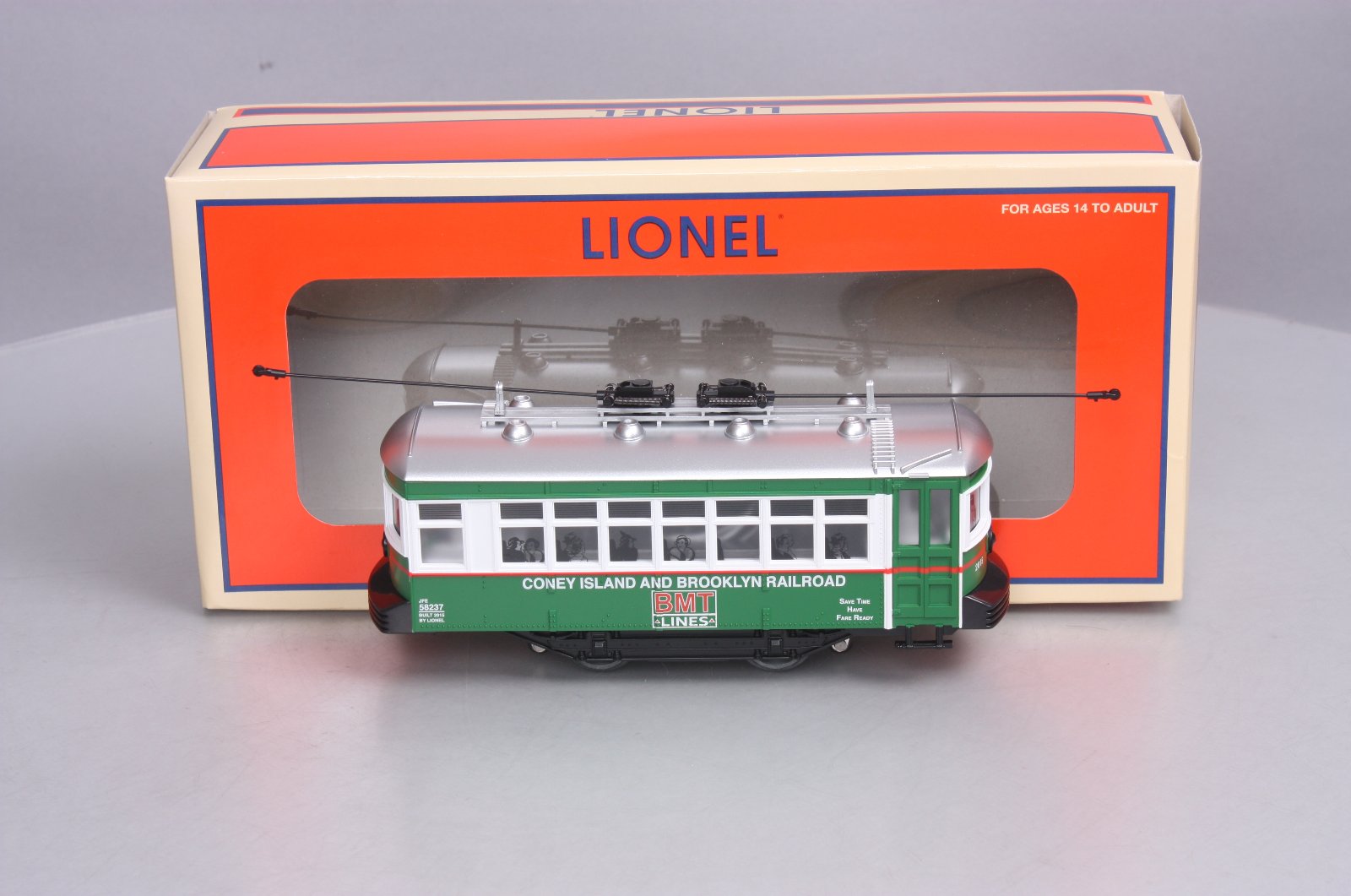 Lionel 6-58237 Coney Island & Brooklyn RR TCA 2015 Operating Trolley #58237 LN/Box