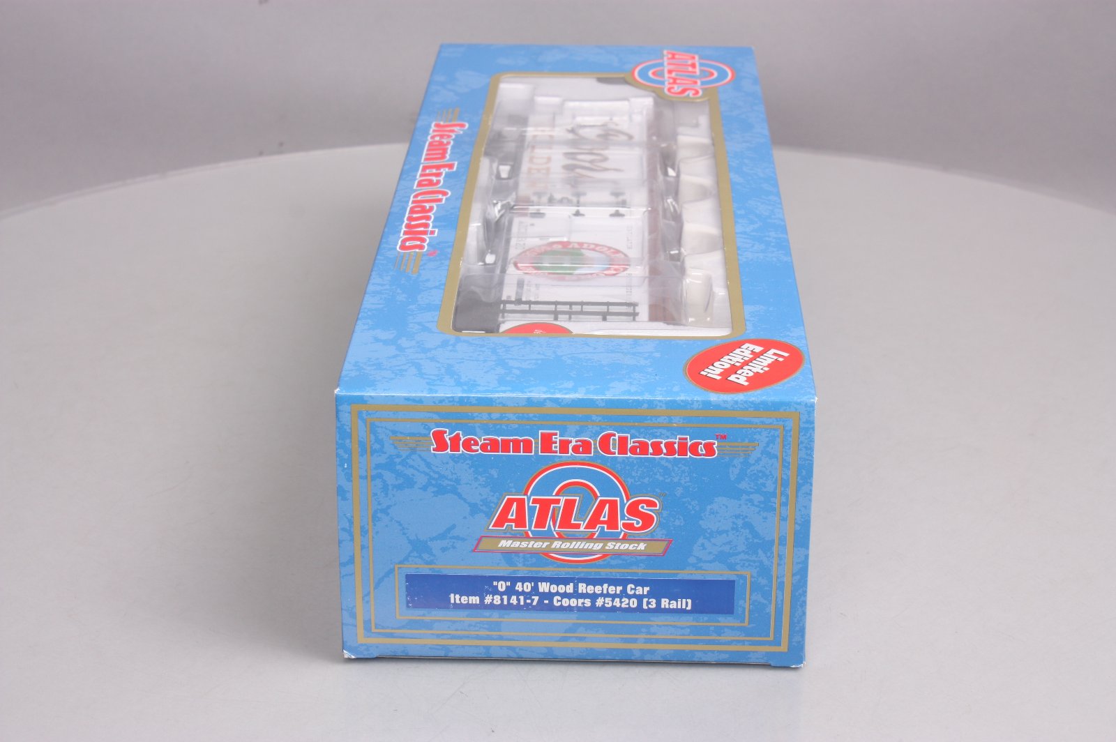 Atlas 8141-7 Coors 40' Wood Reefer Car (3 Rail) LN/Box