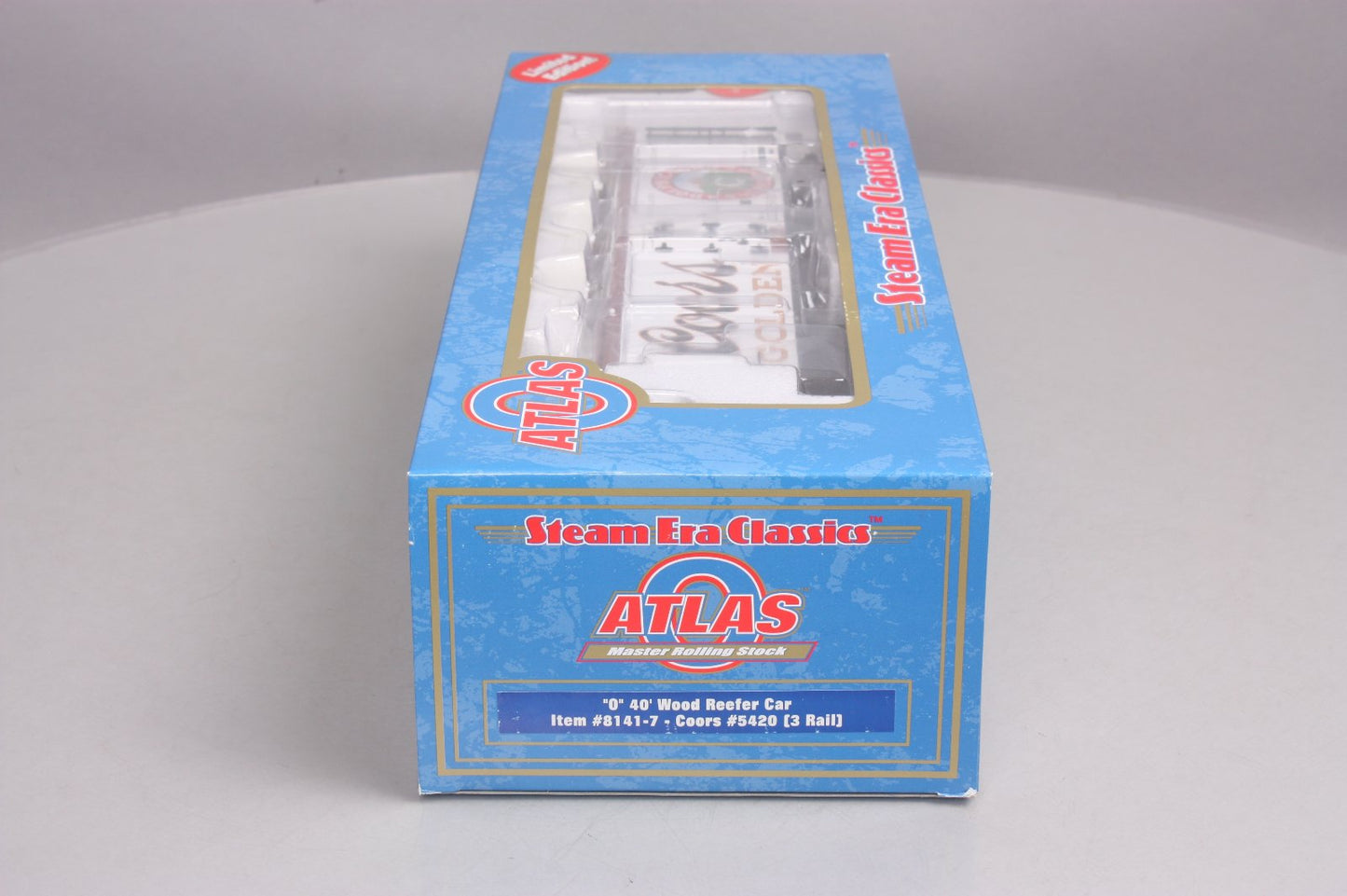 Atlas 8141-7 Coors 40' Wood Reefer Car (3 Rail) LN/Box