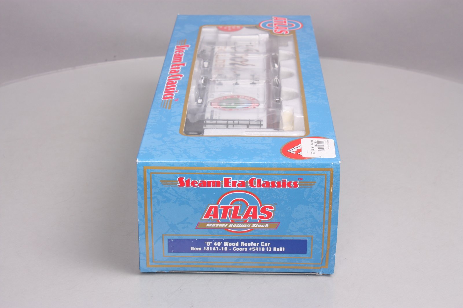 Atlas 8141-10 O Gauge Coors 40' Wood Reefer Car (3 Rail) LN/Box