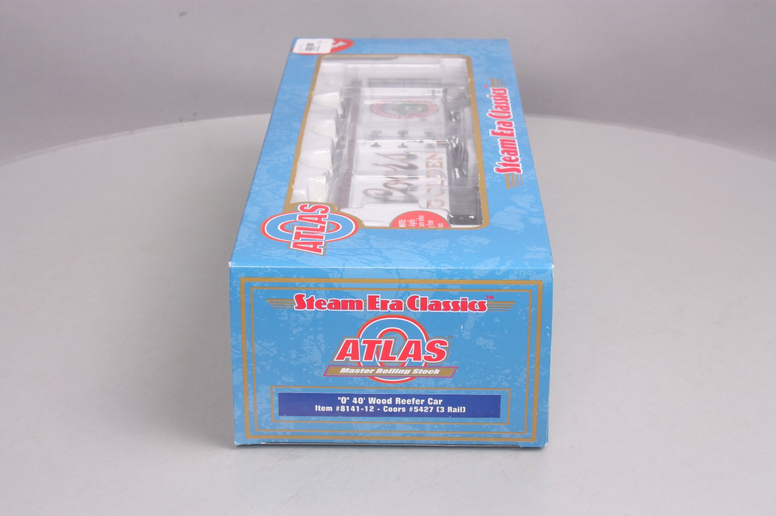 Atlas 8141-12 O Scale Coors 40' Wood Reefer Car (3 Rail) LN/Box