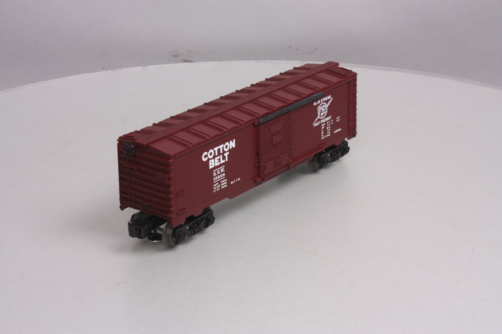 Lionel 6-19228 O Gauge Cotton Belt Boxcar LN/Box
