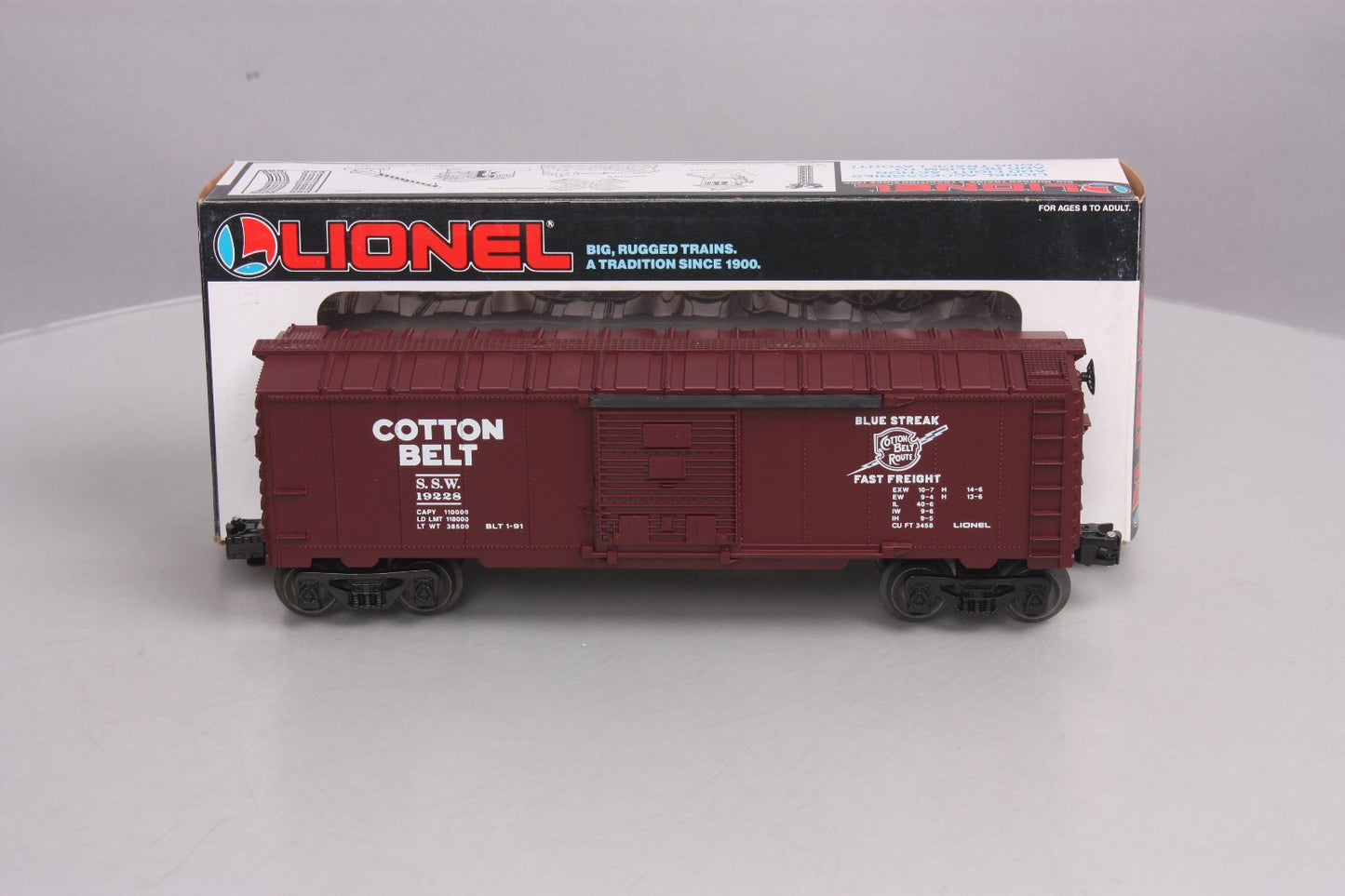 Lionel 6-19228 O Gauge Cotton Belt Boxcar LN/Box
