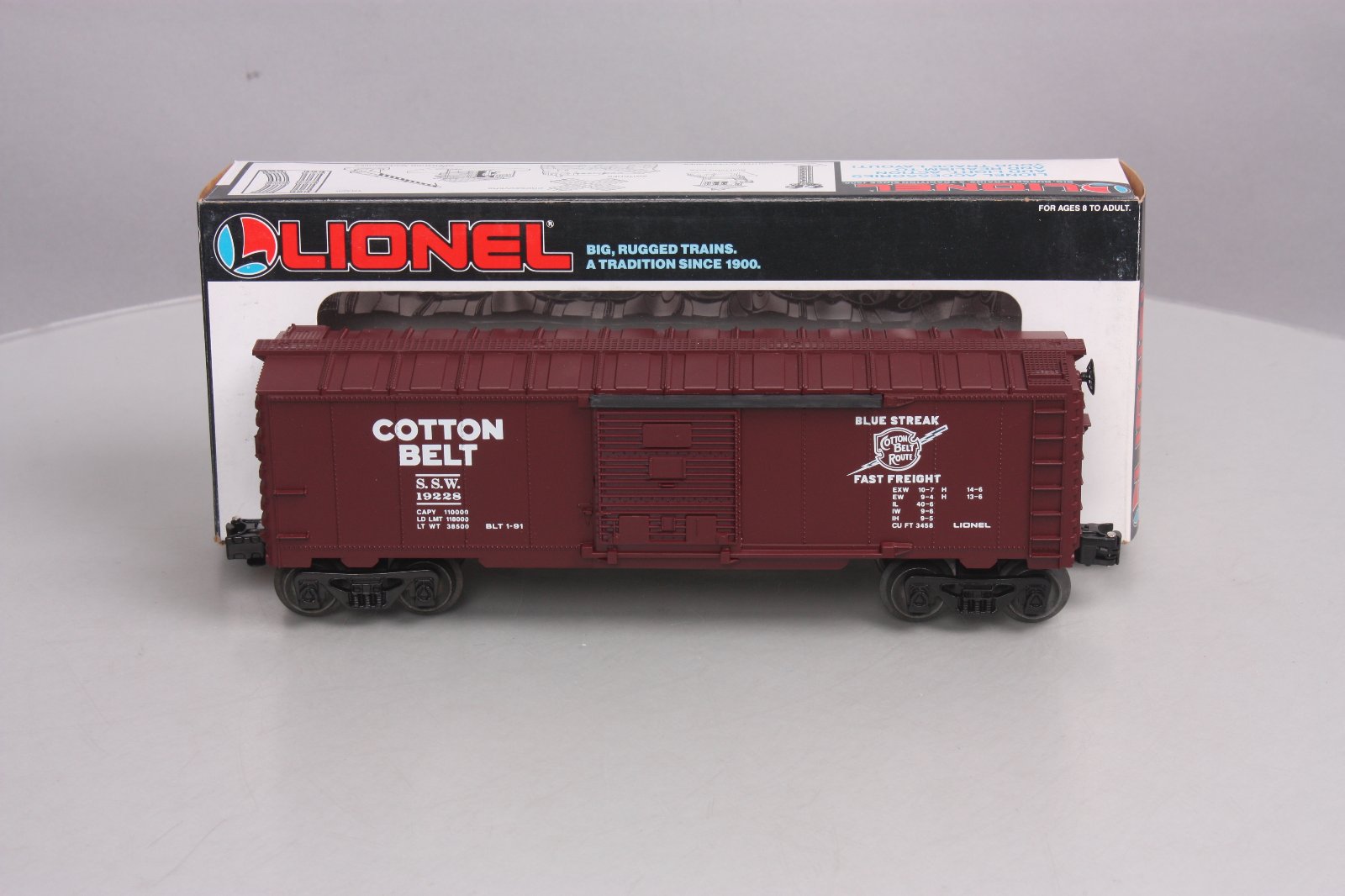 Lionel 6-19228 O Gauge Cotton Belt Boxcar NIB