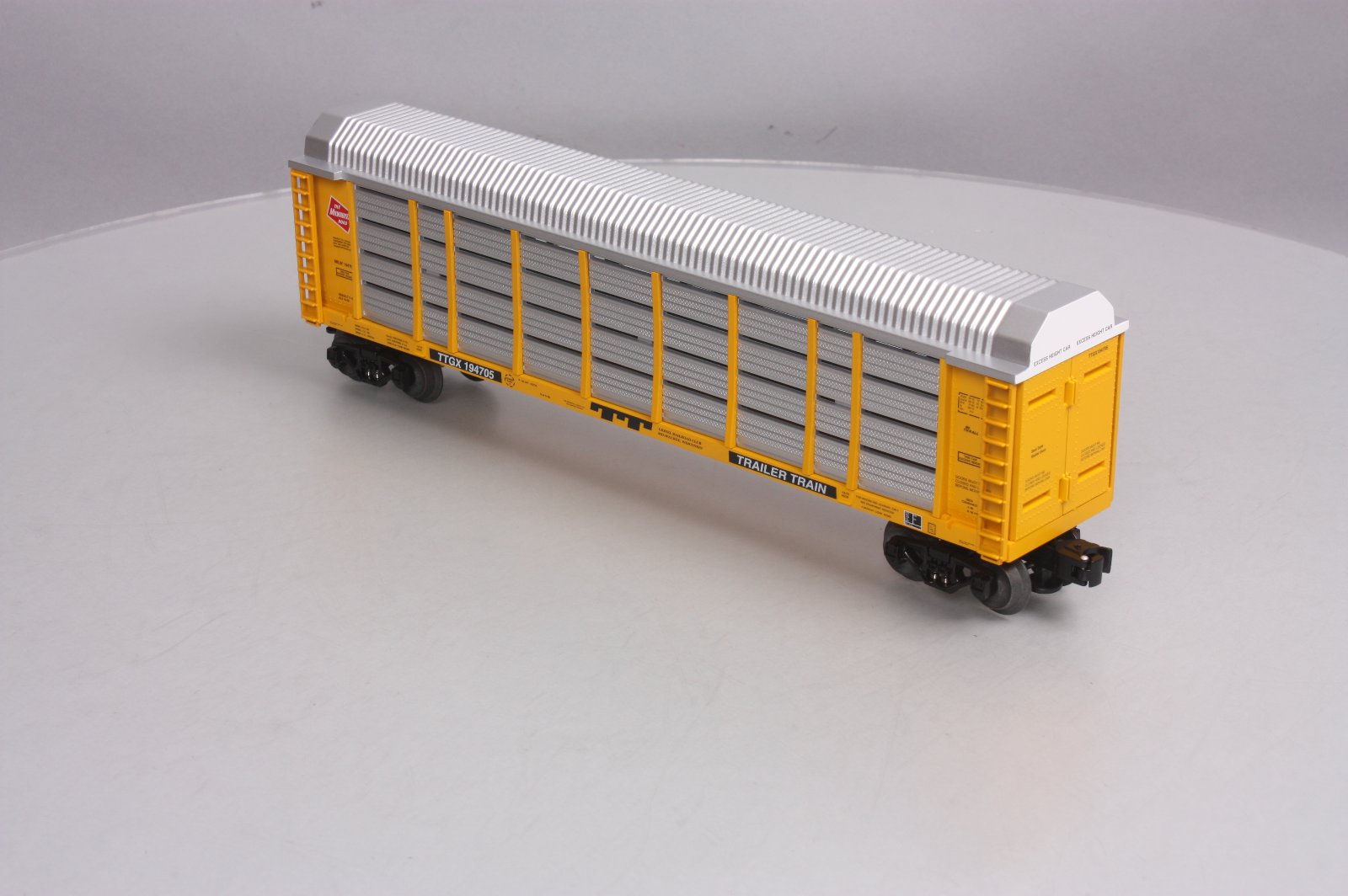 Lionel 6-52369 O LRRC-2005 Milwaukee Road Two Tier Enclosed Auto Carrier #194705 LN/Box