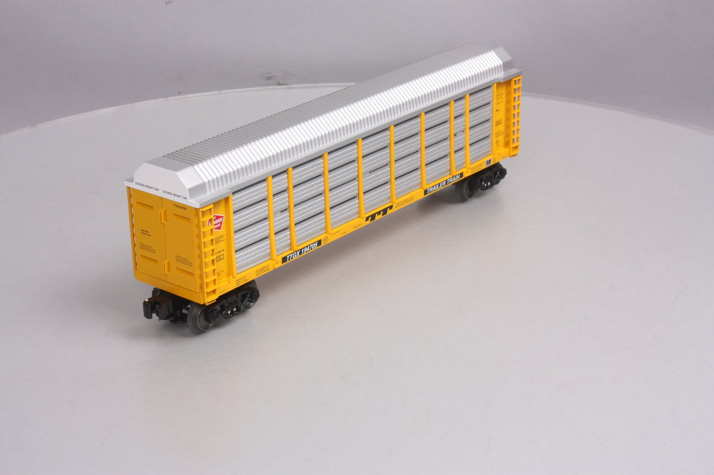 Lionel 6-52369 O LRRC-2005 Milwaukee Road Two Tier Enclosed Auto Carrier #194705 LN/Box