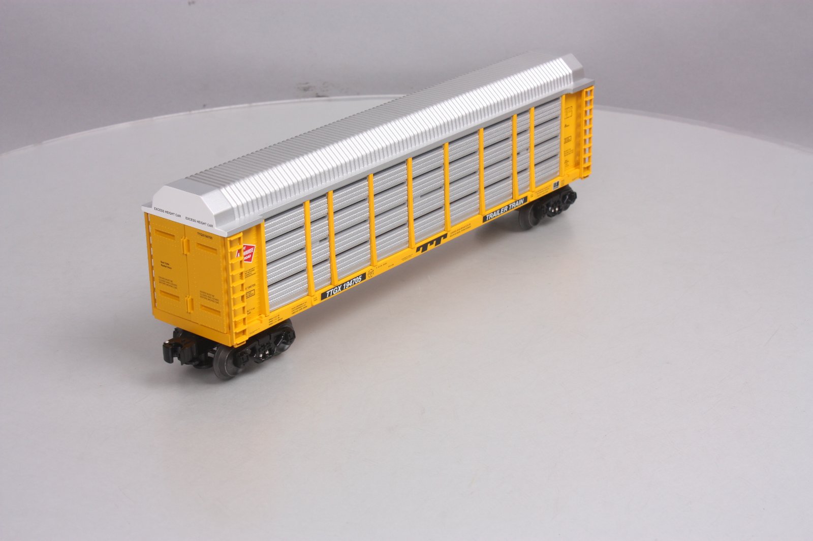 Lionel 6-52369 O LRRC-2005 Milwaukee Road Two Tier Enclosed Auto Carrier #194705 LN/Box