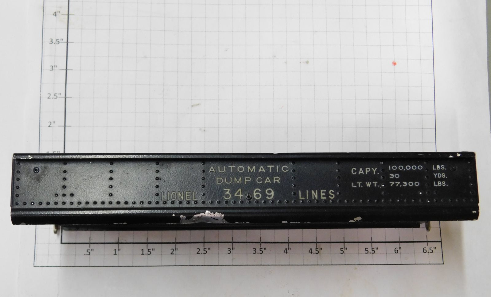Lionel 3469-2 Ore Dump Car Tray without Door