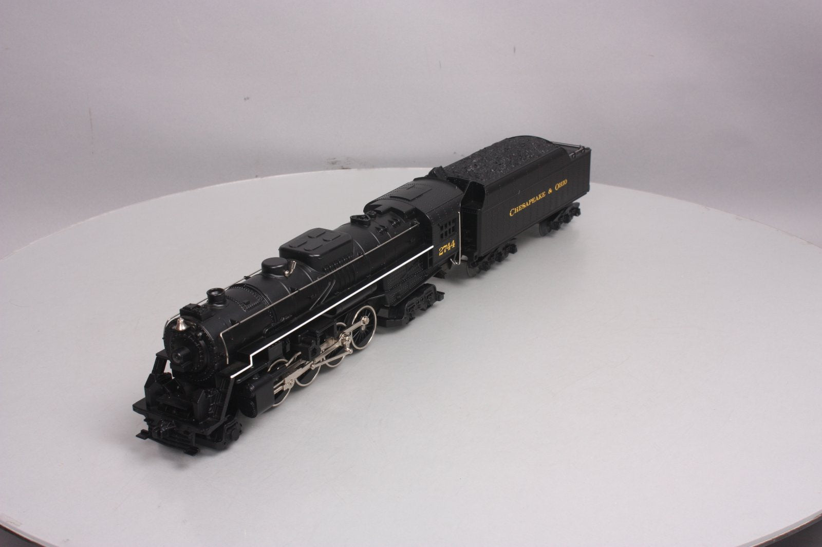 MTH 30-1128-1 O Gauge C&O 2-8-4 Berkshire Steam Locomotive & Tender w/PS1 LN/Box