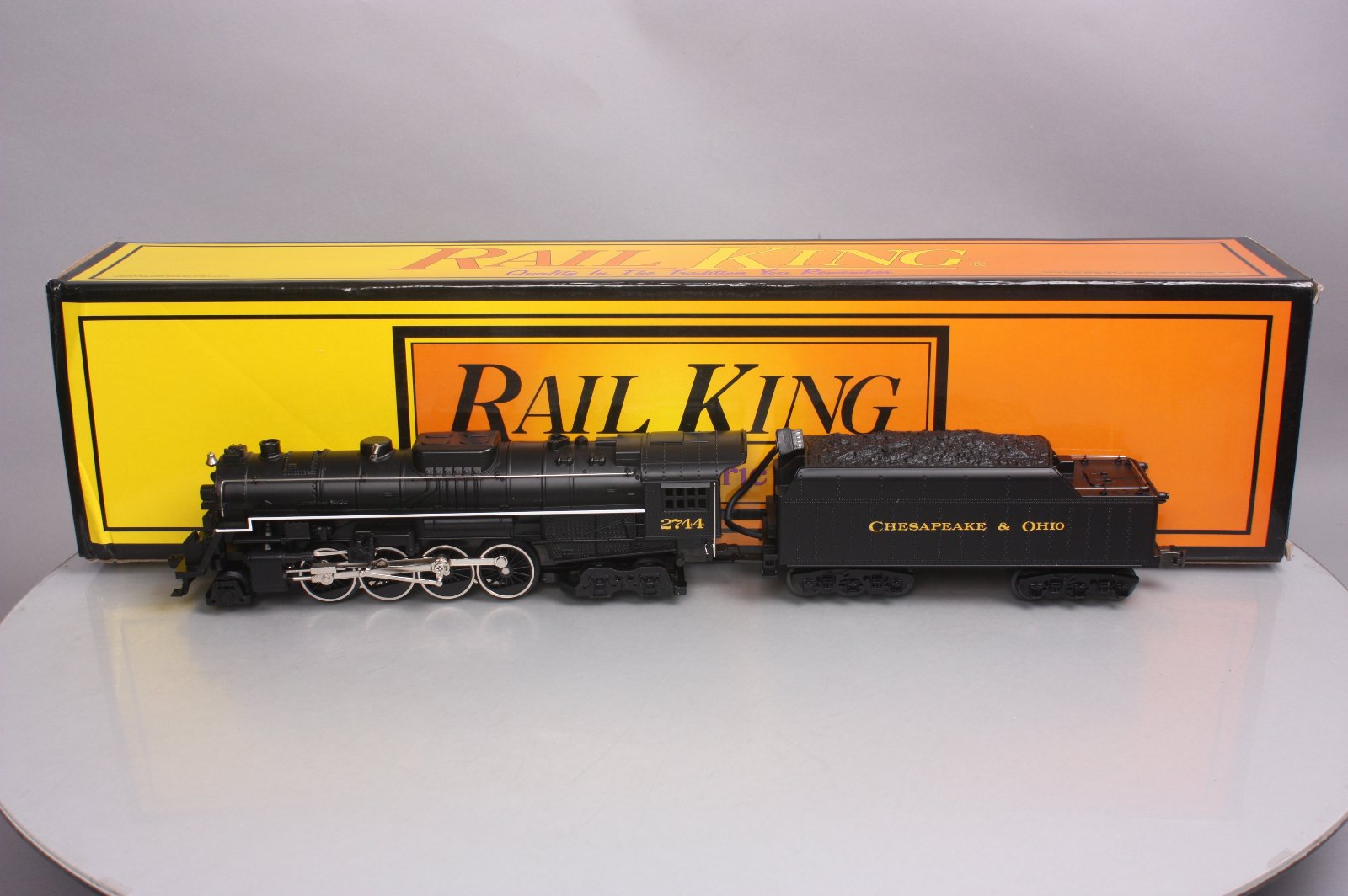 MTH 30-1128-1 O Gauge C&O 2-8-4 Berkshire Steam Locomotive