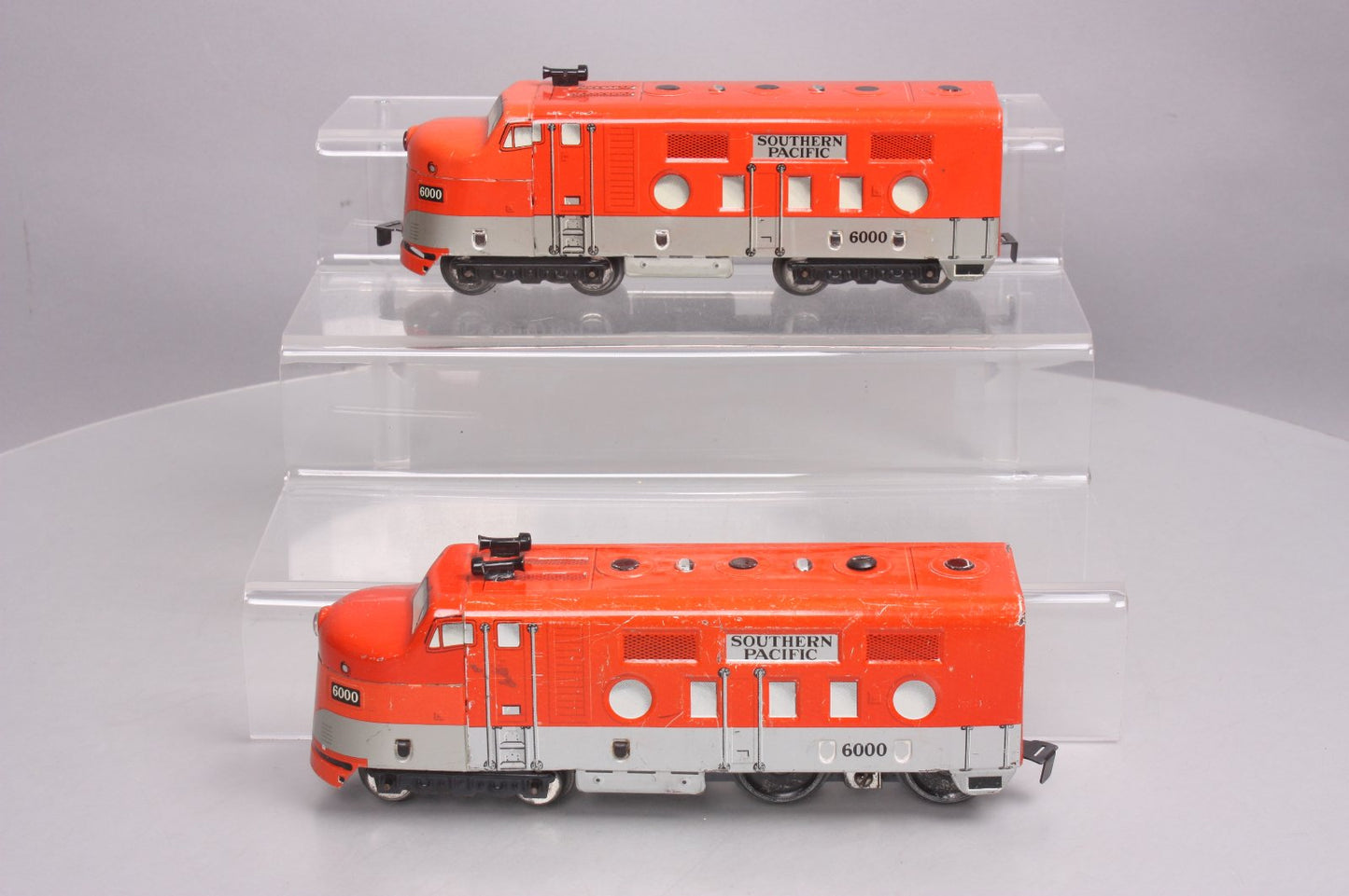 Marx 6000 Vintage O Southern Pacific Tinplate AA Diesel Locomotives