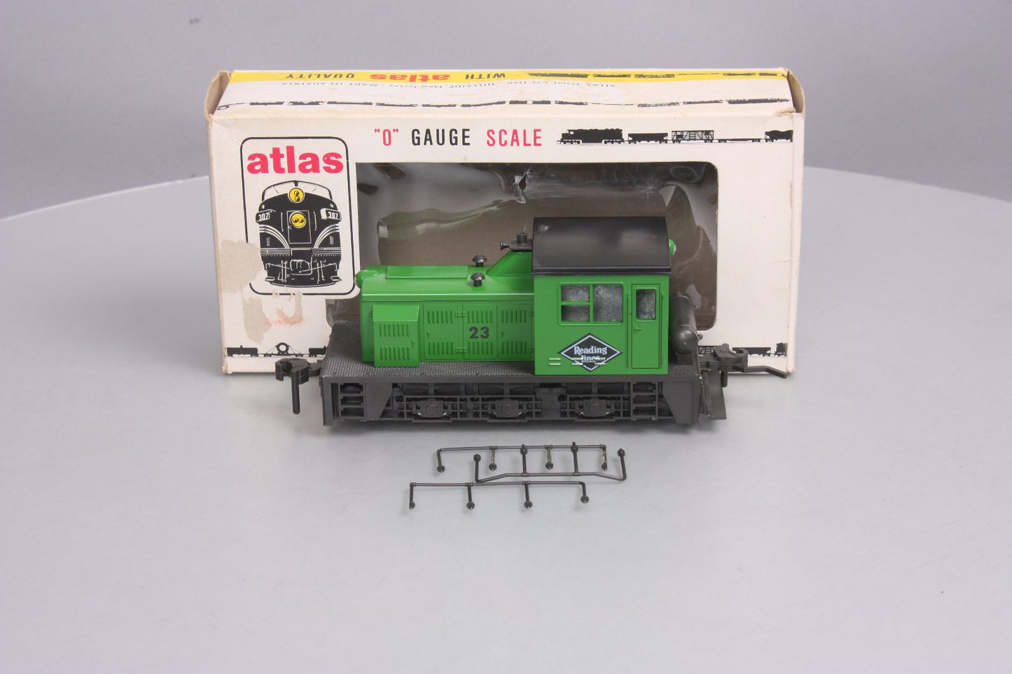 Atlas 6123 O Scale Reading 0-4-0 Switcher - 2 Rail