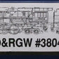 Athearn 11809 N DRGW 4-6-6-4 Challenger Steam Locomotive #3804 LN/Box