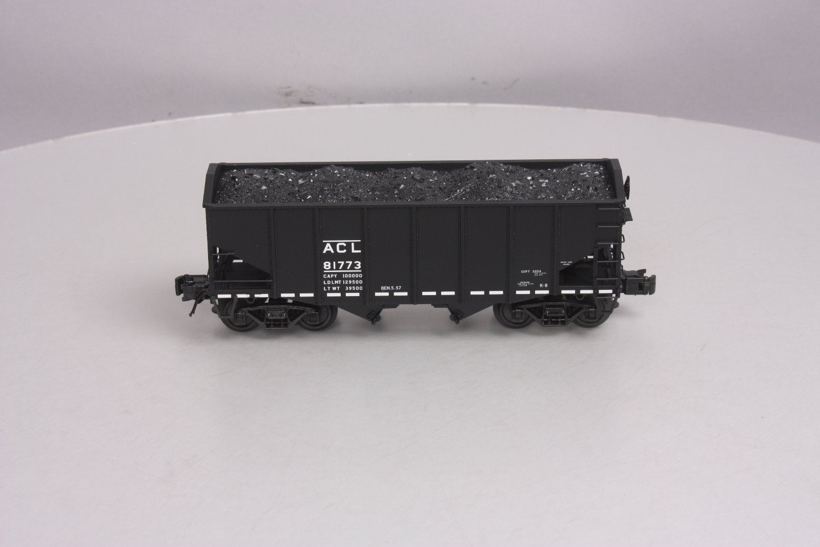 Atlas 6761-2 O Gauge Atlantic Coast Lines Fishbelly Hopper Car #81773 (3 Rail) LN/Box