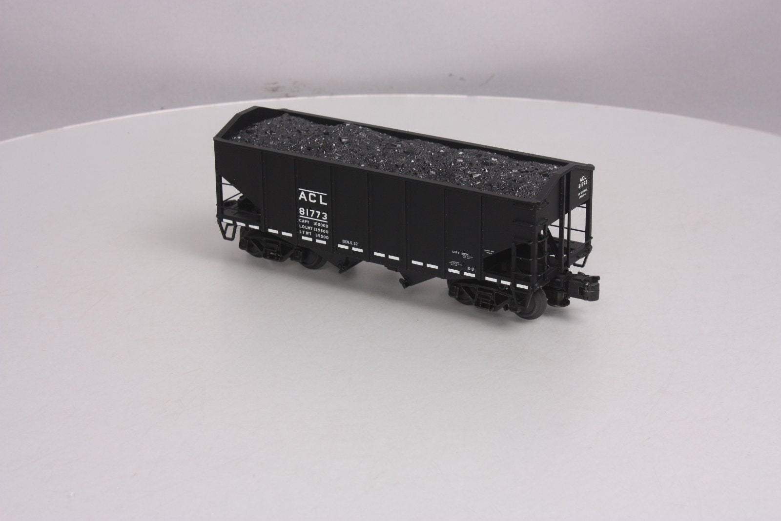Atlas 6761-2 O Gauge Atlantic Coast Lines Fishbelly Hopper Car #81773 (3 Rail) LN/Box