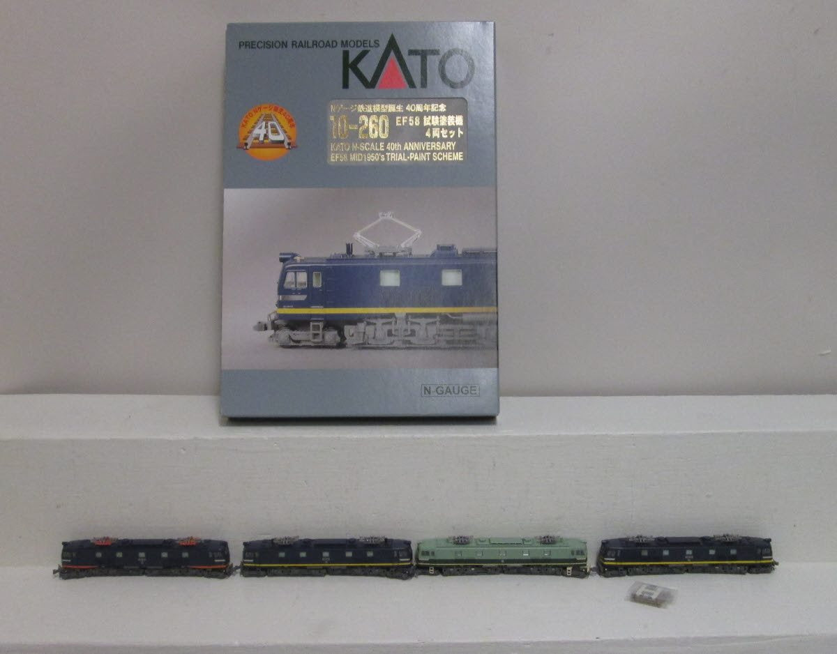 Kato 10-260 N Scale 40th Anniversary Electric Locomotive 4-Car Set LN/Box