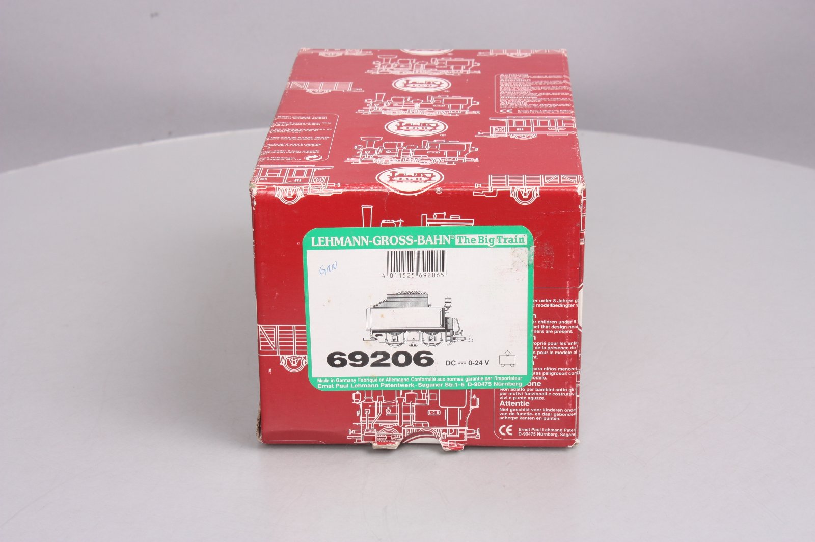 LGB 69206 G Red & Green Powered Coal Tender LN/Box