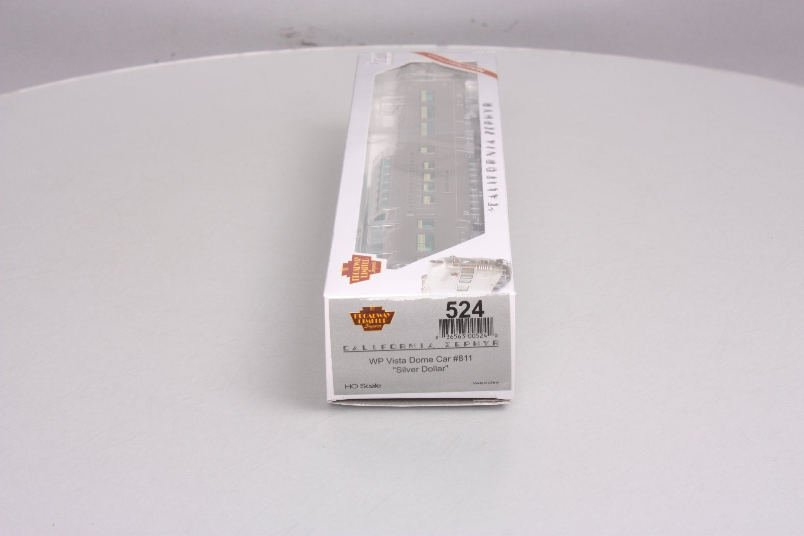 Broadway Limited 524 HO WP California Zephyr Silver Dollar Vista Dome Car #811