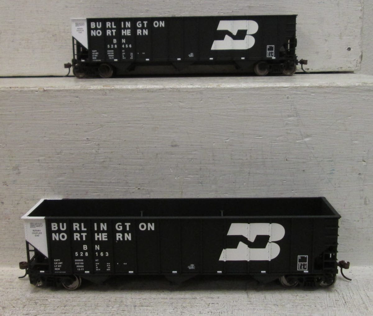 Walthers 932-7858 HO Scale BN Bethlehem 4000 3 Bay Hopper 6-Pack LN/Box