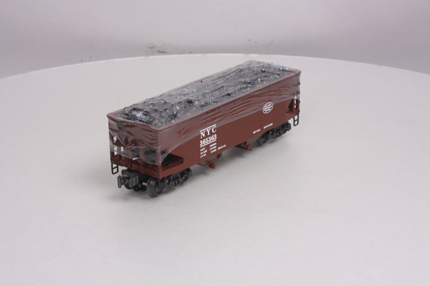 K-Line K6251-1752 O NYC Diecast Smooth Sided 2-Bay Hopper #365363 with Load LN/Box