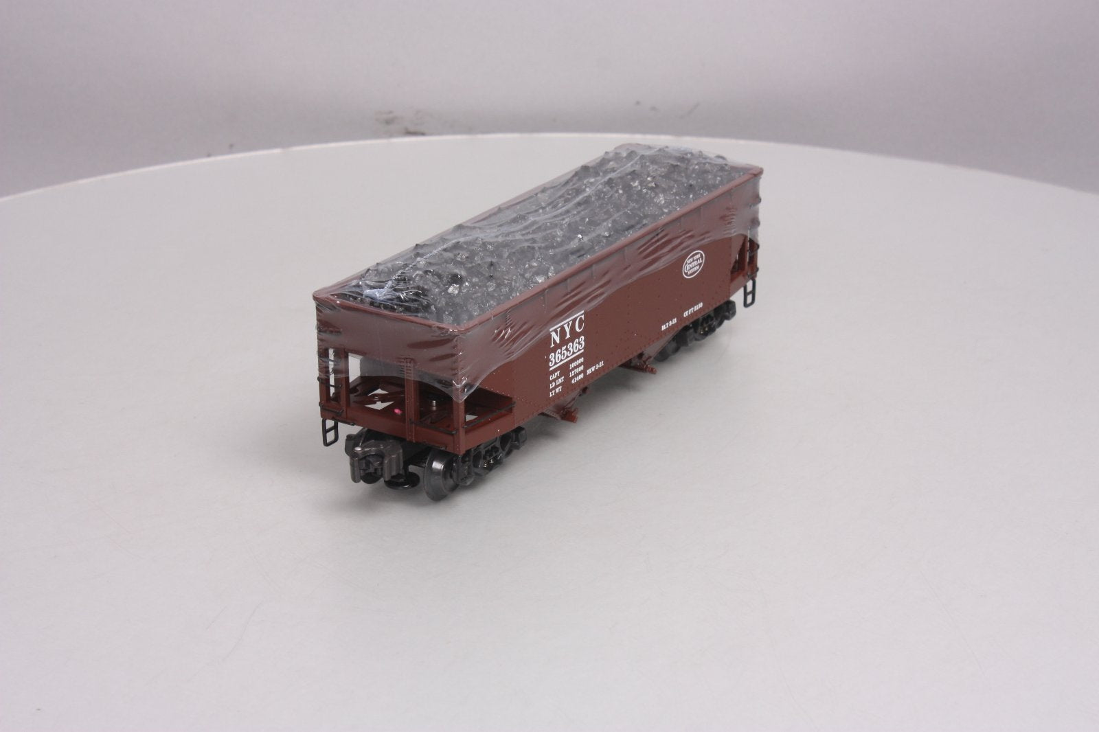K-Line K6251-1752 O NYC Diecast Smooth Sided 2-Bay Hopper #365363 with Load LN/Box