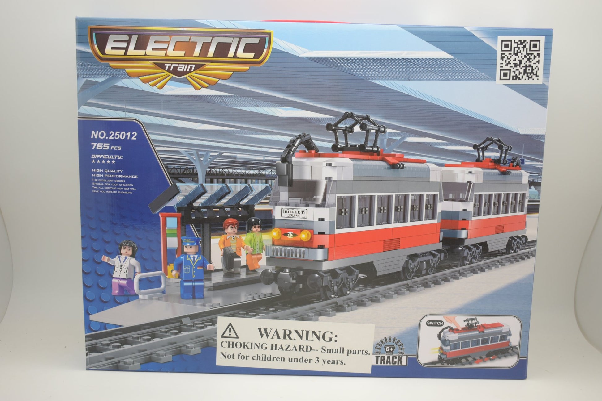 Railway Conveyance Trains 25012 Bullet Train with Station 765 Pieces Puzzle