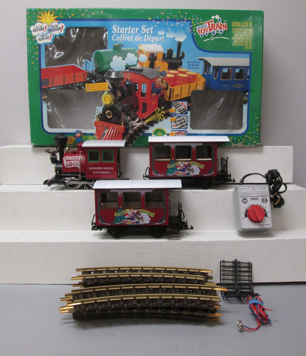 LGB 94775 North Pole Express G Gauge Steam Train Set LN/Box