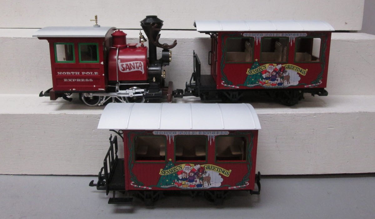 LGB 94775 North Pole Express G Gauge Steam Train Set LN/Box