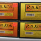 MTH 30-6258 O Gauge Jersey Central O-27 Madison Passenger Car Set (Set of 4) EX/Box