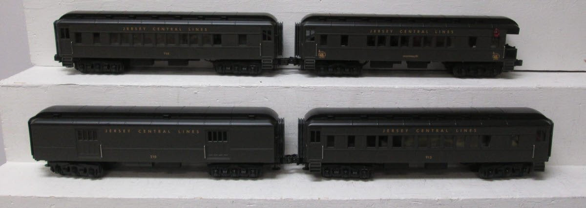 MTH 30-6258 O Gauge Jersey Central O-27 Madison Passenger Car Set (Set of 4) LN/Box