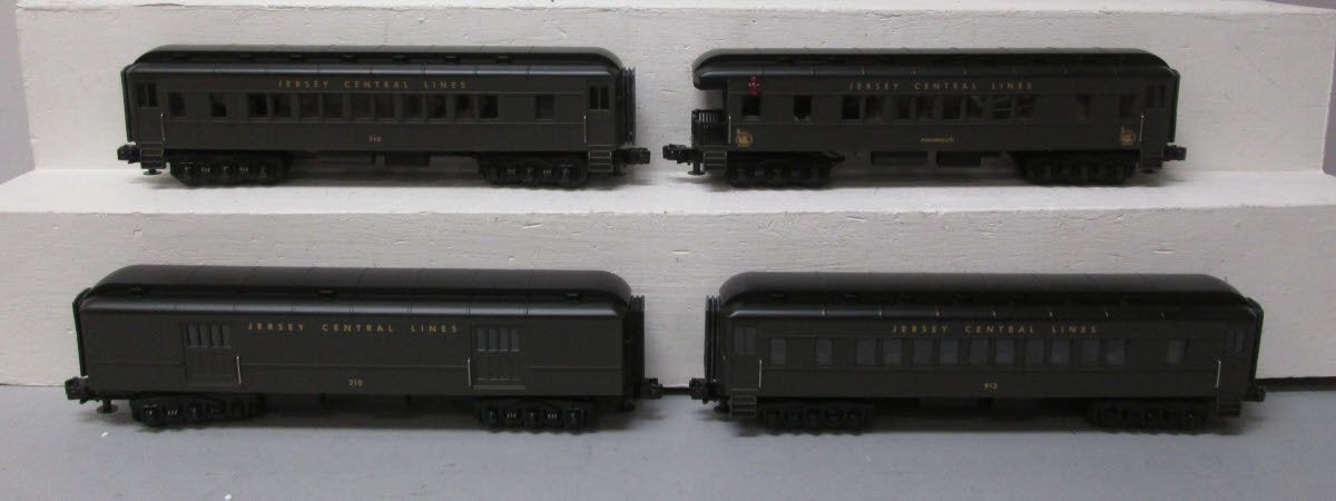 MTH 30-6258 O Gauge Jersey Central O-27 Madison Passenger Car Set (Set of 4) LN/Box