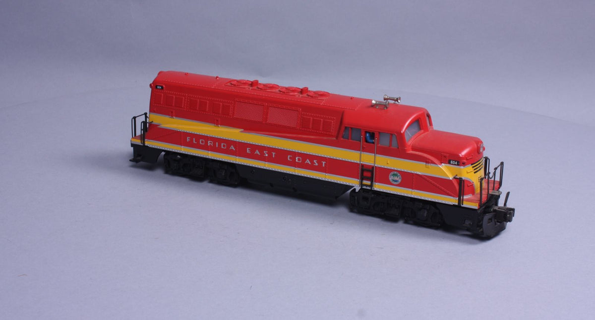 MTH 20-2130-1 O Gauge Florida East Coast BL2 Diesel Locomotive #604 w/ PS1 LN/Box