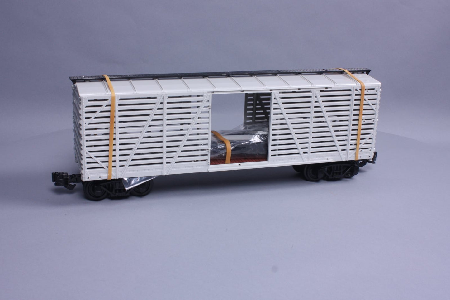 Aristo-Craft ART-46100 G Scale Undecorated Stock Car w/Plastic Wheels EX/Box