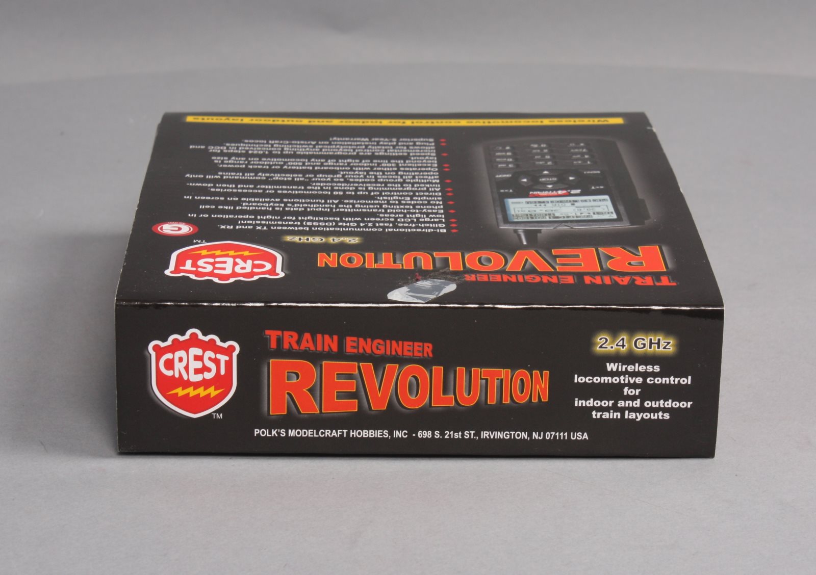 Crest 57000 Train Engineer 2.4 GHZ Transmitter Revolution Set w/Steam Sound
