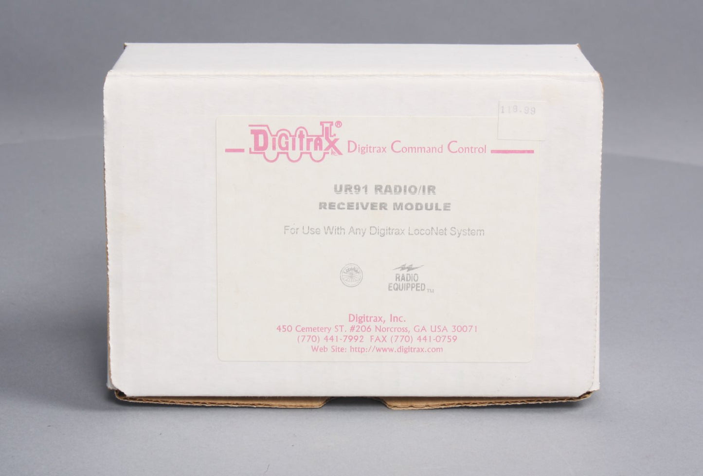 Digitrax UR91 Wireless Radio/IR Receiver Panel