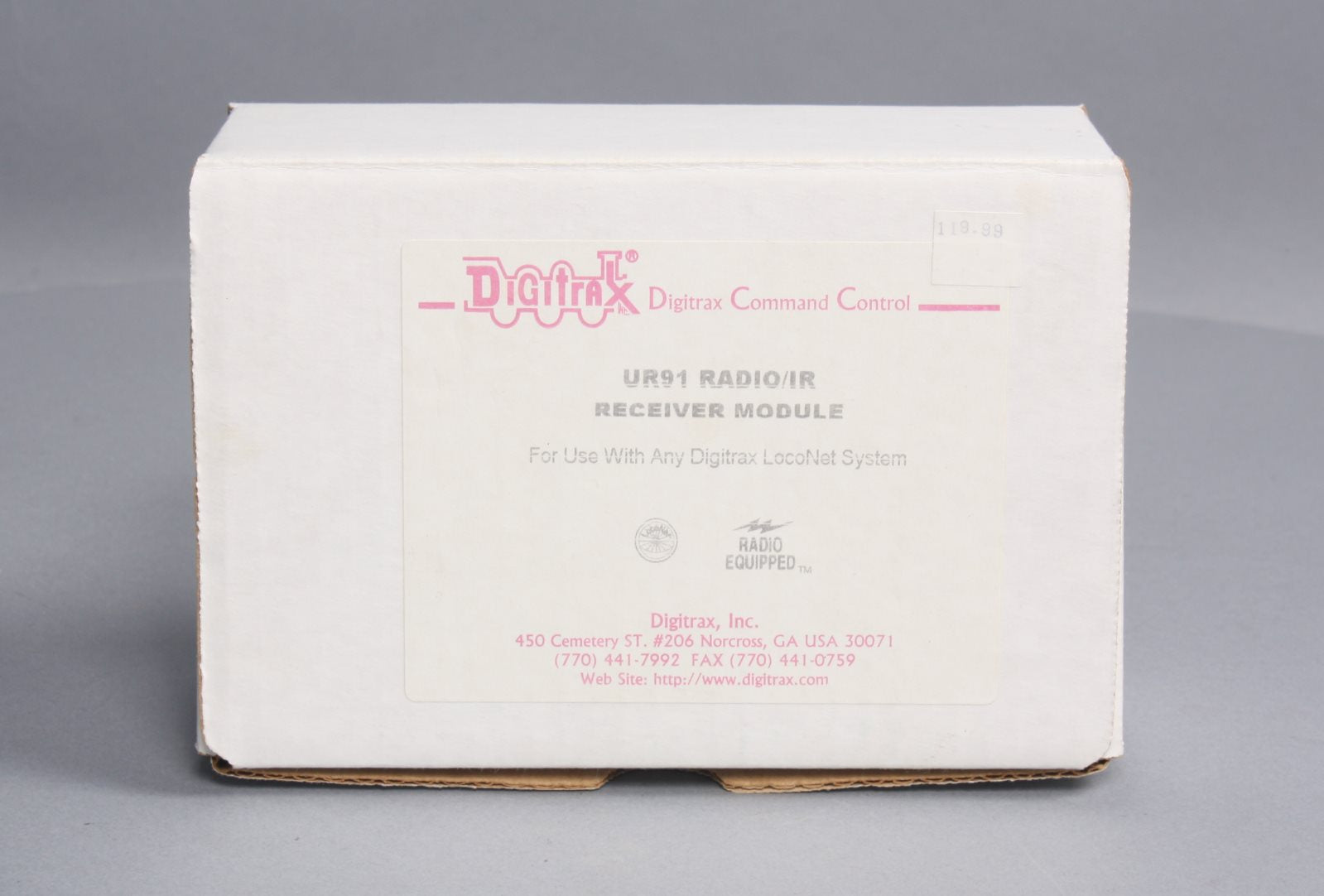 Digitrax UR91 Wireless Radio/IR Receiver Panel