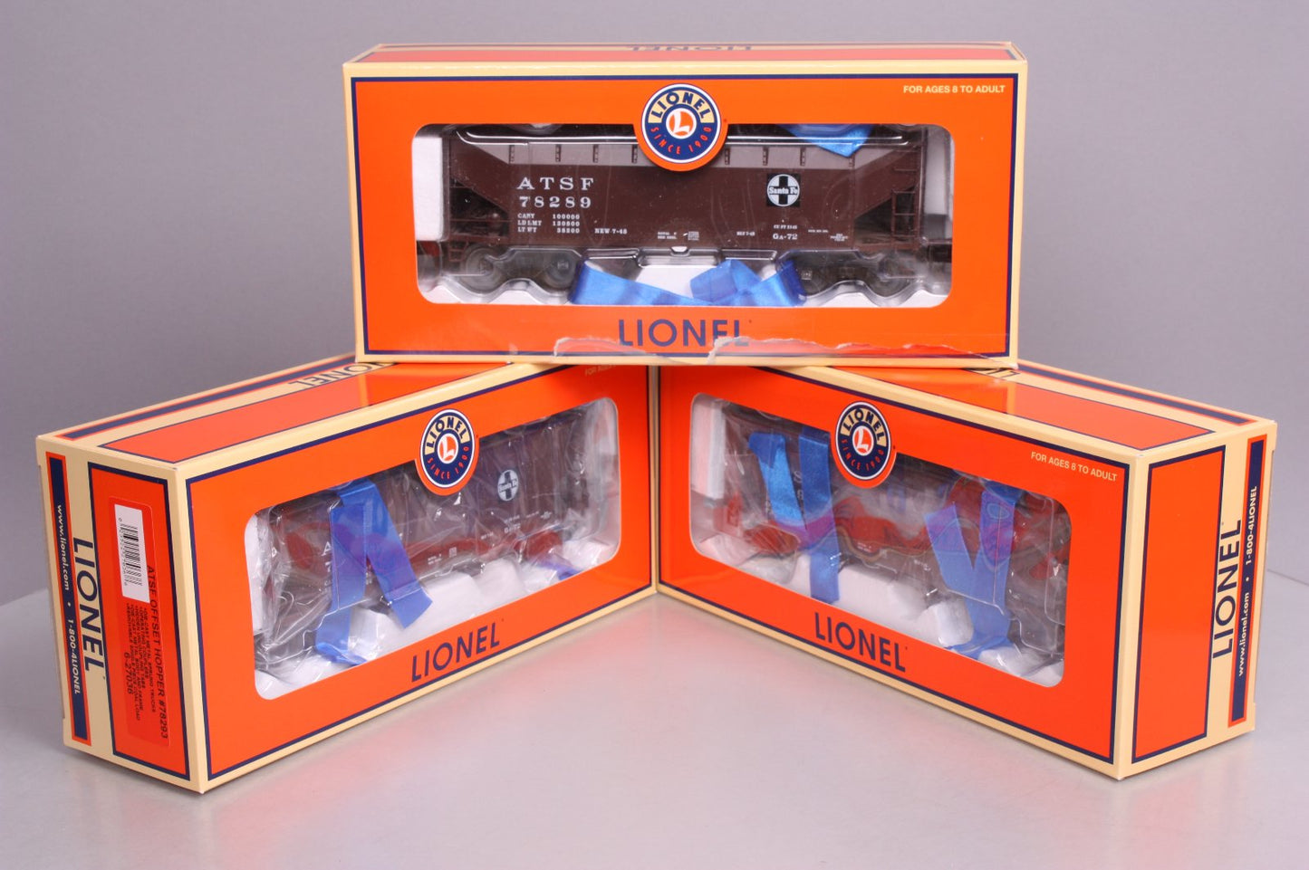 Lionel 6-27029 O AT&SF 3-Car Hopper Set MT/Box