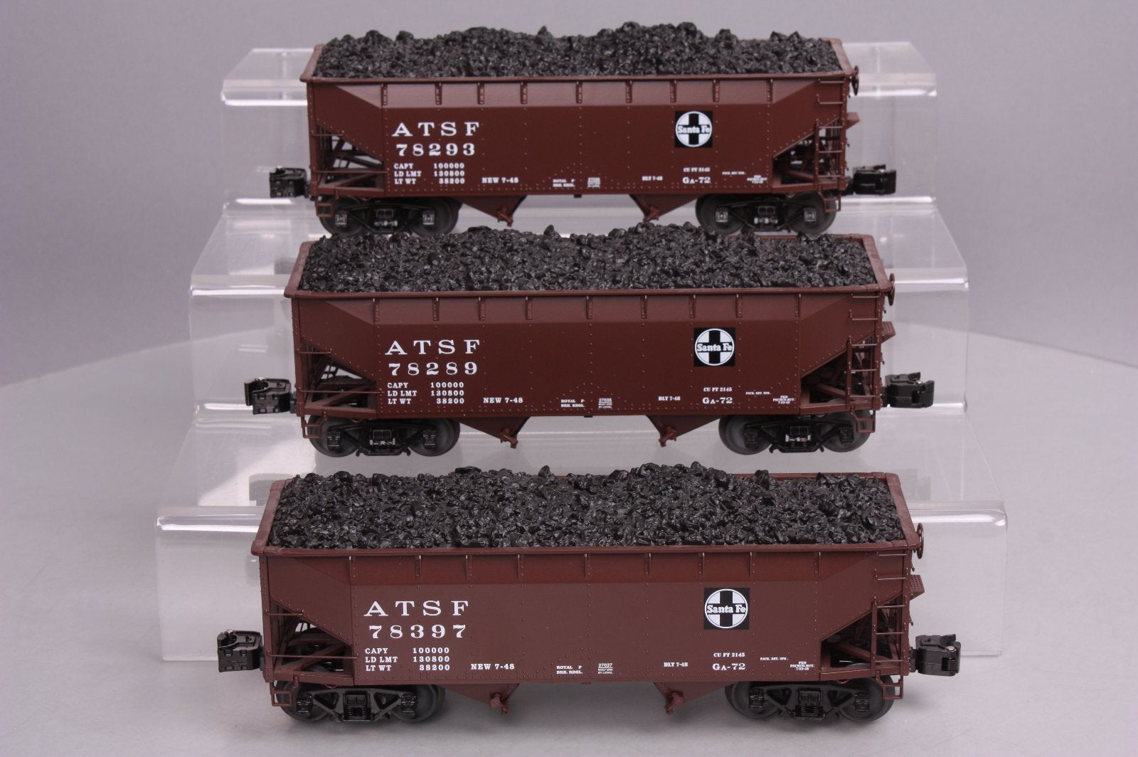 Lionel 6-27029 O AT&SF 3-Car Hopper Set MT/Box