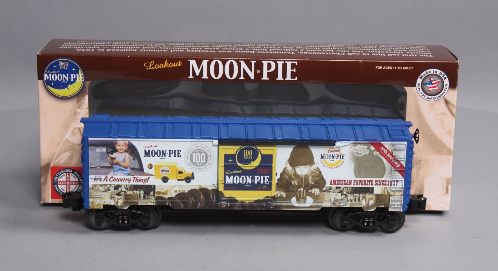 Lionel 6-83796 O Gauge 100th Anniversary Moon Pie Boxcar LN/Box