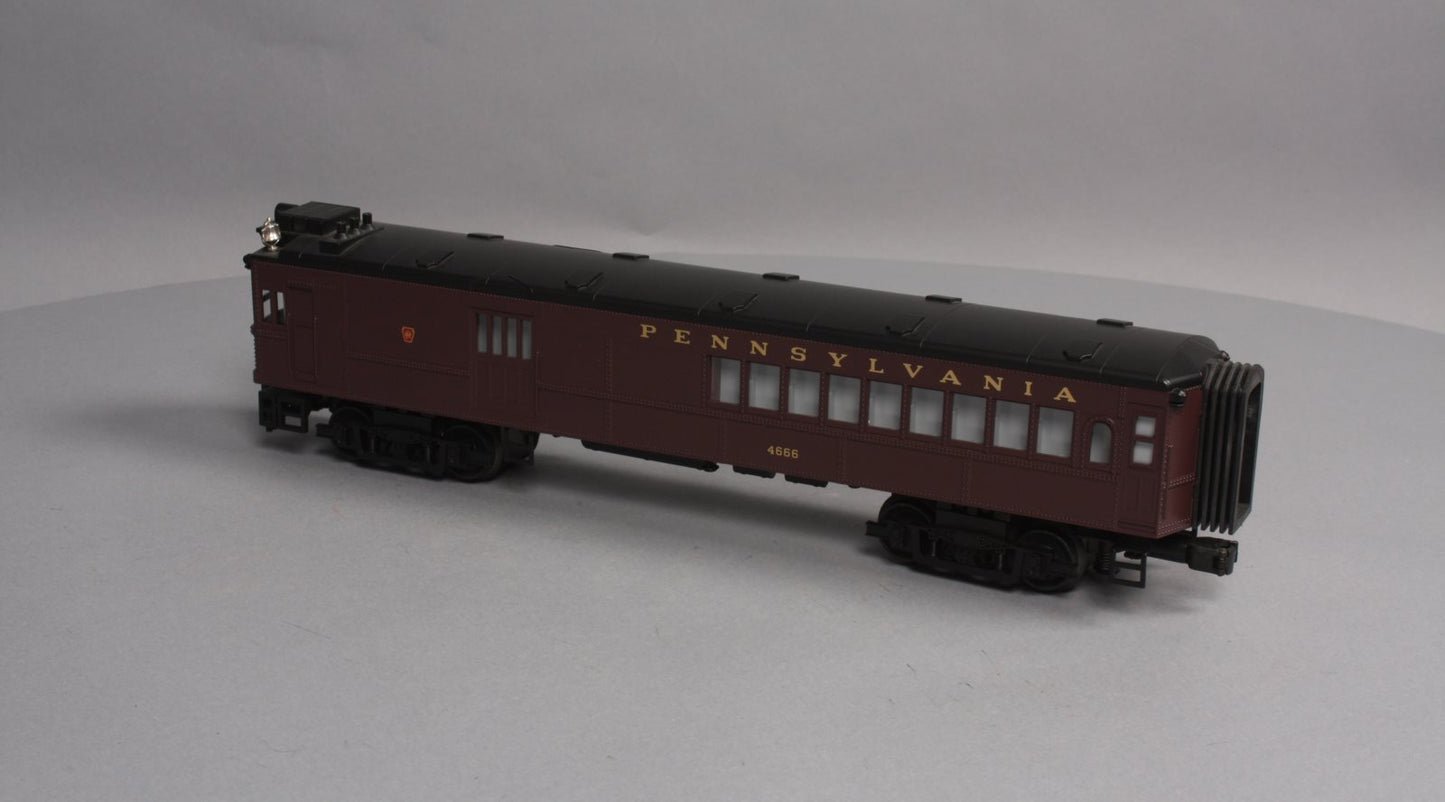 MTH 30-2158-1 O Gauge Pennsylvania Doodlebug Diesel Locomotive w/PS1 #4666 LN/Box