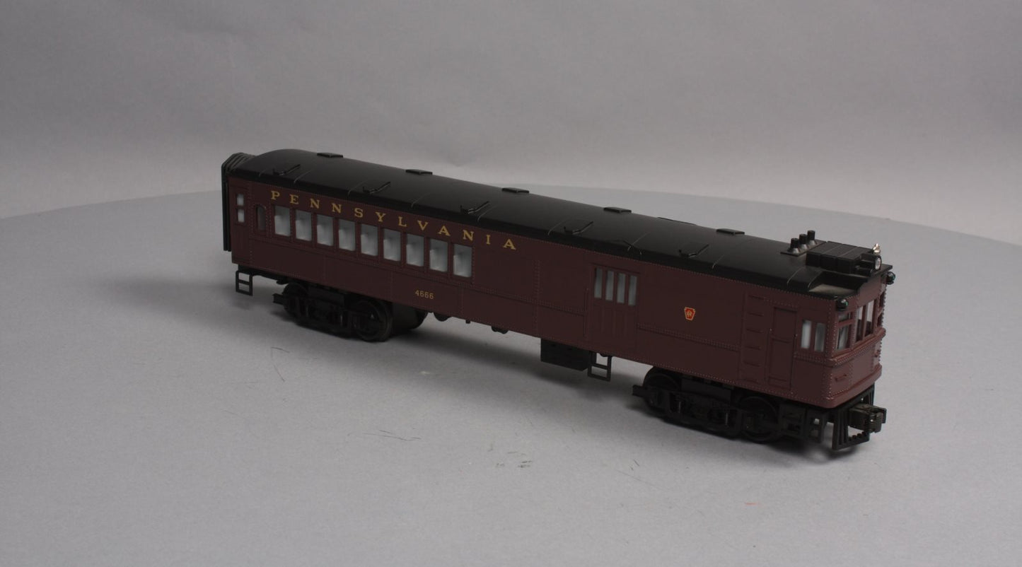 MTH 30-2158-1 O Gauge Pennsylvania Doodlebug Diesel Locomotive w/PS1 #4666 LN/Box