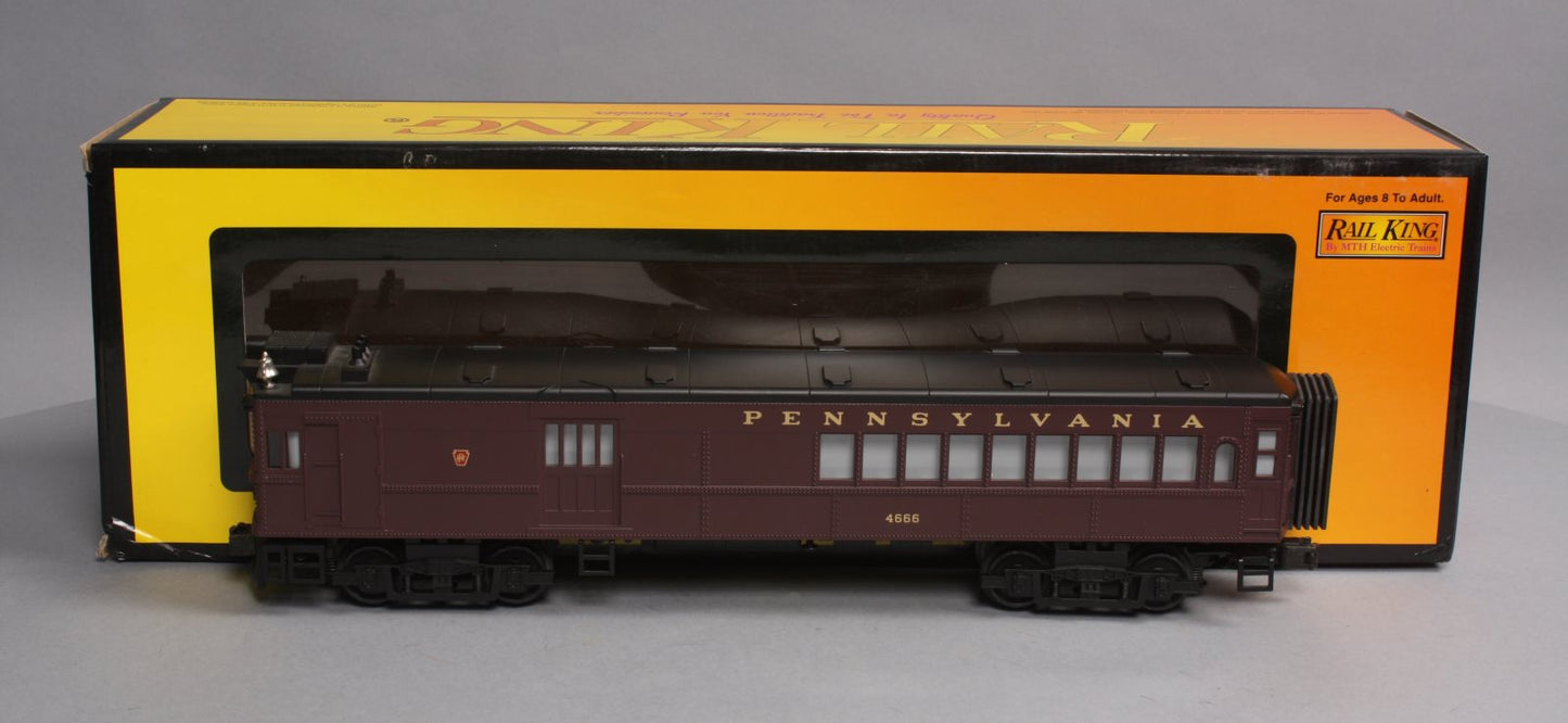 MTH 30-2158-1 O Gauge Pennsylvania Doodlebug Diesel Locomotive w/PS1 #4666 LN/Box
