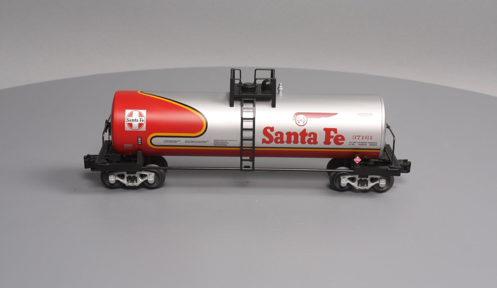 Lionel 6-83863 O Gauge LOTS Santa Fe Unibody Tank Car #37161 LN/Box