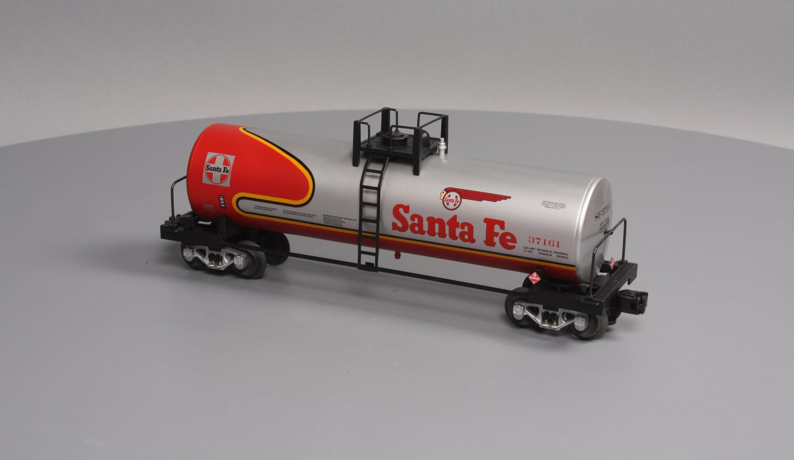 Lionel 6-83863 O Gauge LOTS Santa Fe Unibody Tank Car #37161 LN/Box