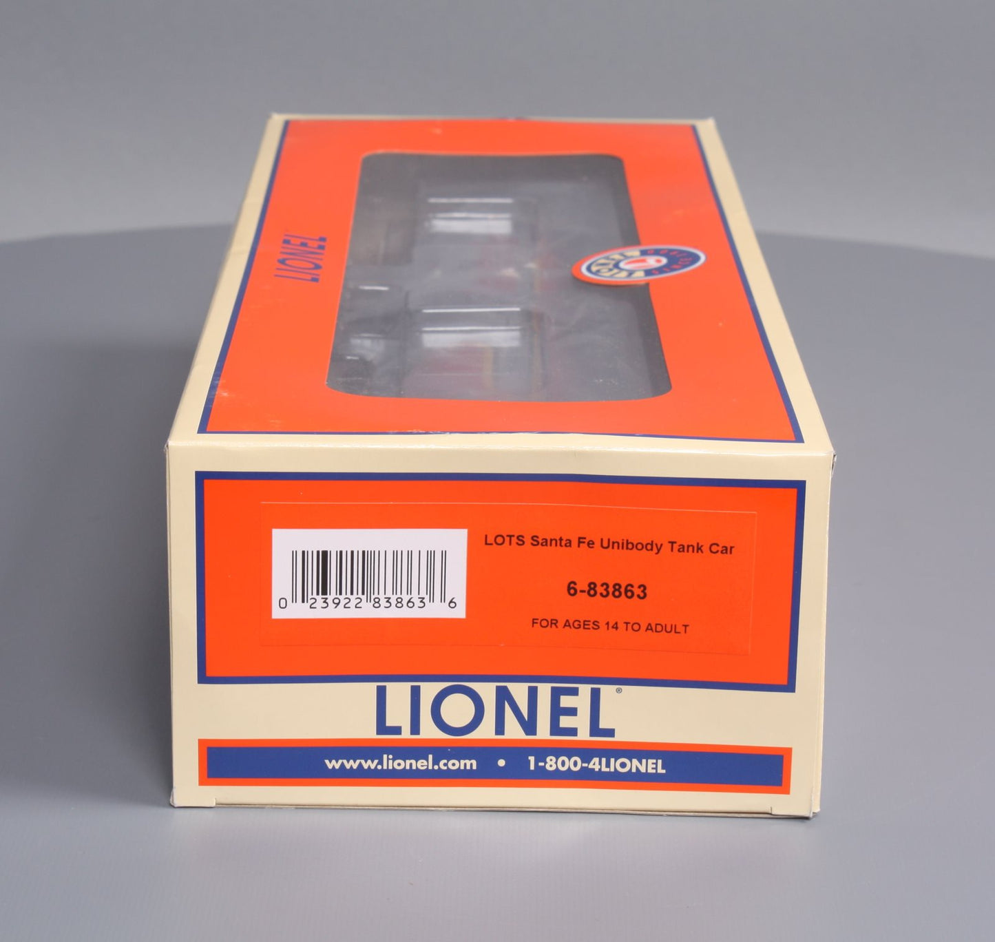 Lionel 6-83863 O Gauge LOTS Santa Fe Unibody Tank Car #37161 LN/Box