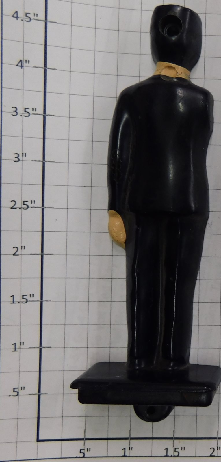 Lionel 1045-3BR Brown Flagman Back Figure Half