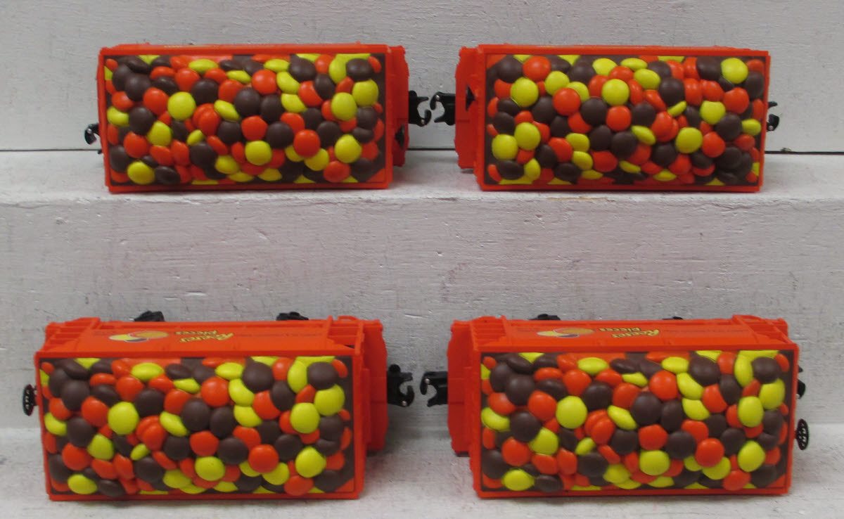 K-Line 67351 Reese's Pieces 4-Pac Hauling Cars LN/Box
