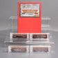 Micro-Trains 99305080 N ATSF 100 ton 3 Bay Open Hopper w/Load (Set of 4) LN/Box
