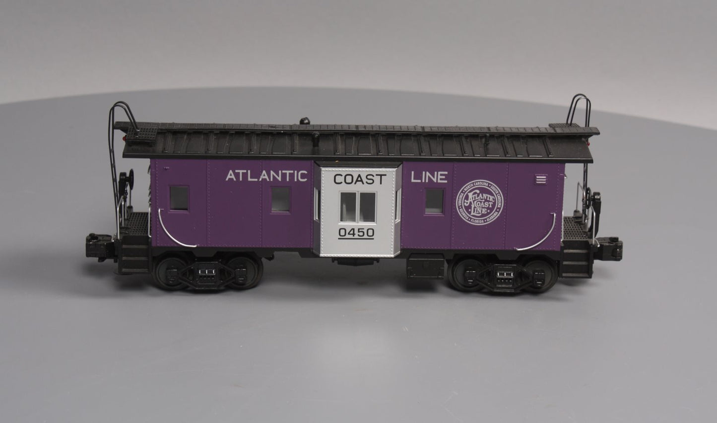 MTH 30-7783 Atlantic Coast Line Bay Window Illuminated Caboose #0450 LN/Box