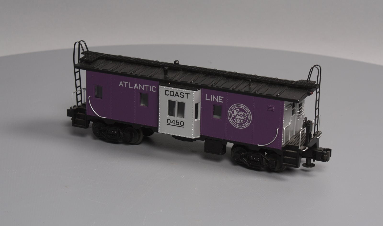 MTH 30-7783 Atlantic Coast Line Bay Window Illuminated Caboose #0450 LN/Box